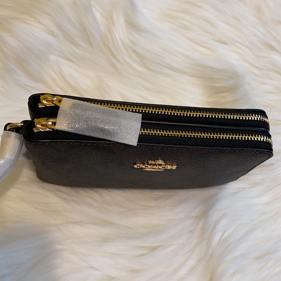 Authentic Coach double zip wallet - Picture 3 of 4